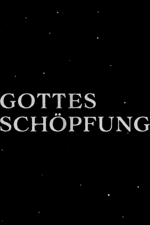 gottes schöpfung poster
