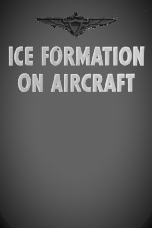 Ice Formation on Aircraft poster