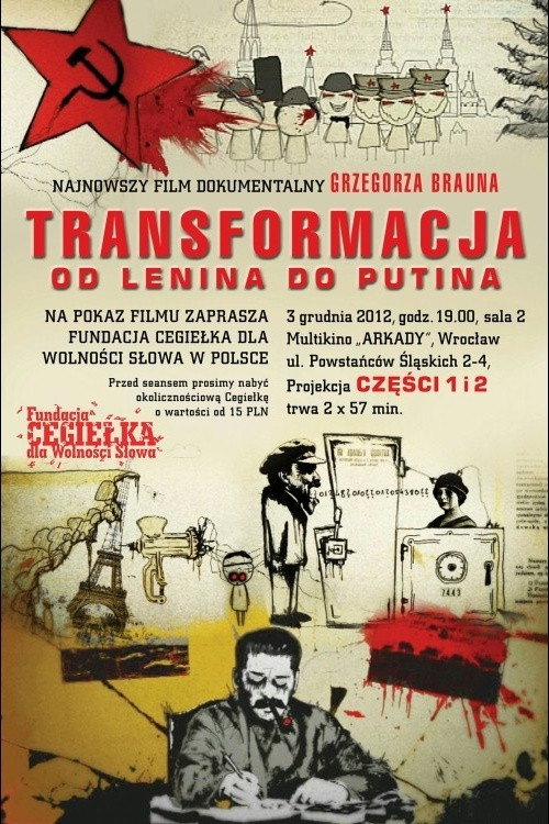 Transformation - from Lenin to Putin poster