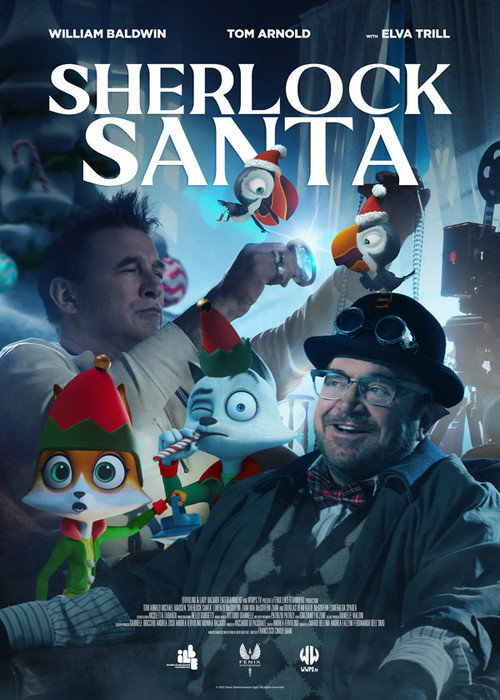 Sherlock Santa poster