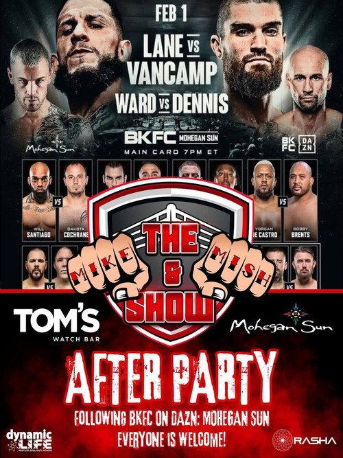 BKFC on DAZN 4: Lane vs. VanCamp poster