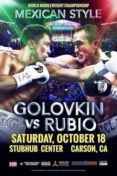 Gennady Golovkin vs. Marco Antonio Rubio poster