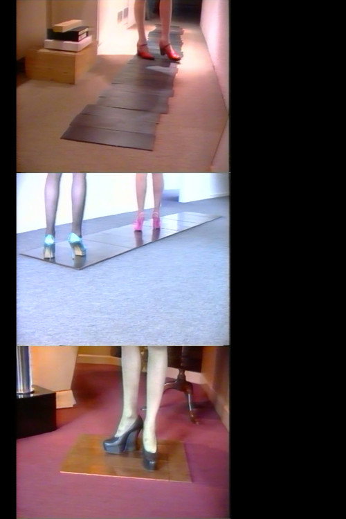 Walking On Carl Andre poster