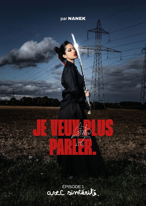 je veux plus parler. poster