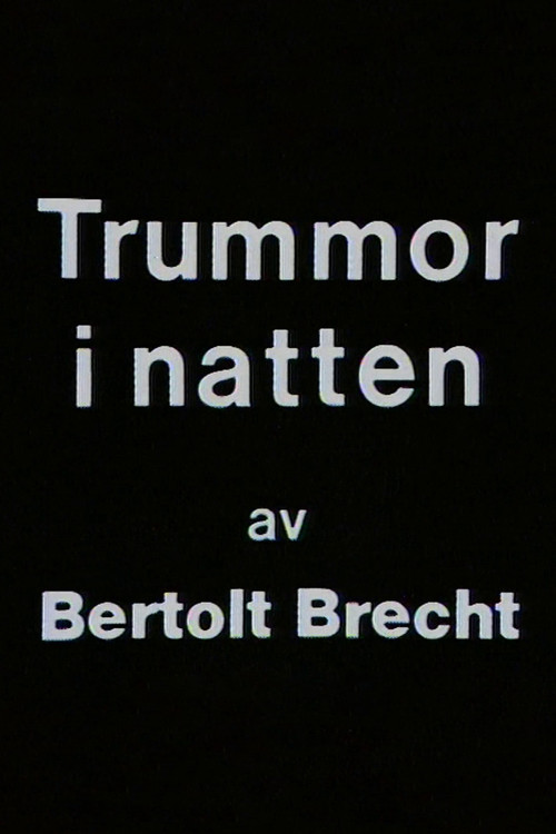 Trummor i natten poster