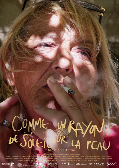 Comme un rayon de soleil sur la peau poster