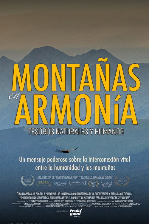 Montañas en armonía poster