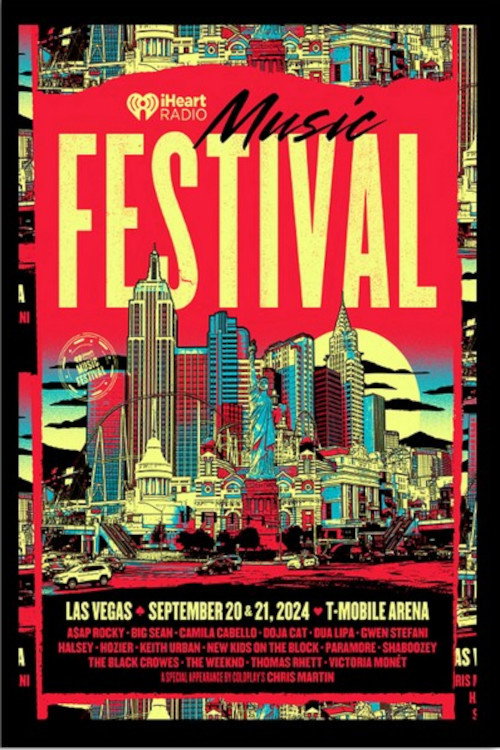 Dua Lipa - iHeartRadio Music Festival 2024 poster