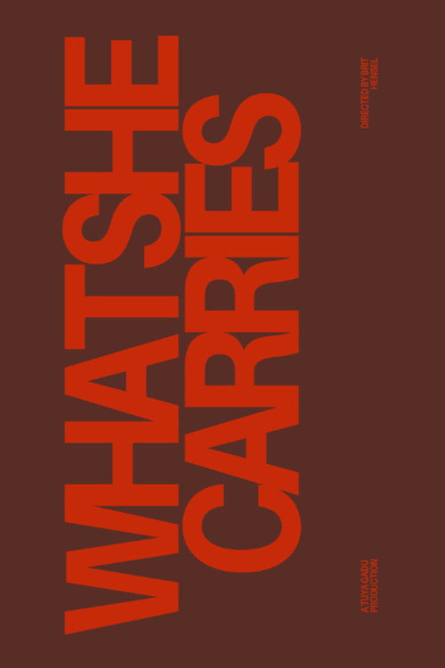 What She Carries poster
