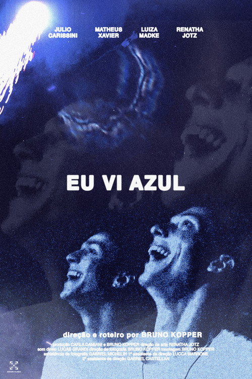Eu vi azul poster