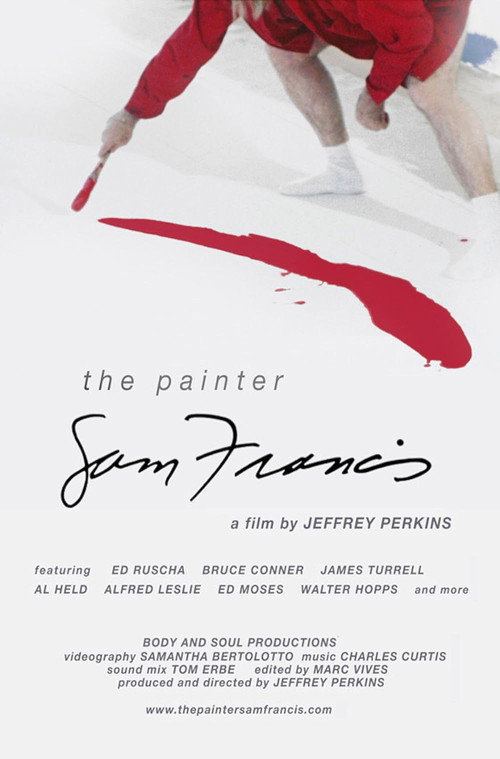 The Painter Sam Francis poster