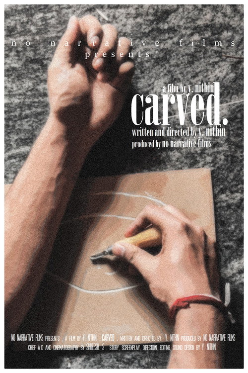 CARVED. poster