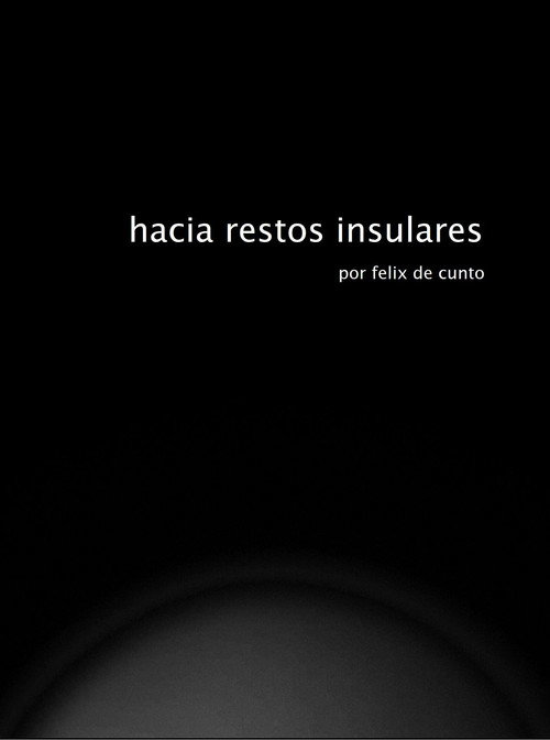 Hacia restos insulares poster