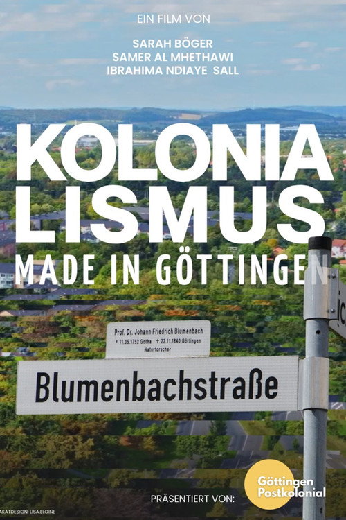Kolonialismus Made in Göttingen poster