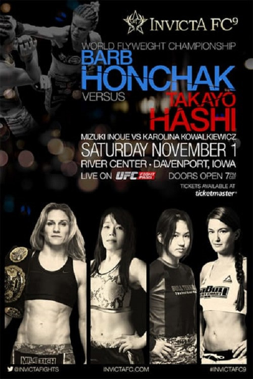 Invicta FC 9: Honchak vs. Hashi poster