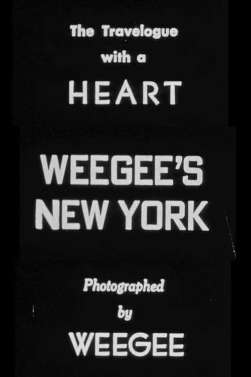 Weegee's New York poster