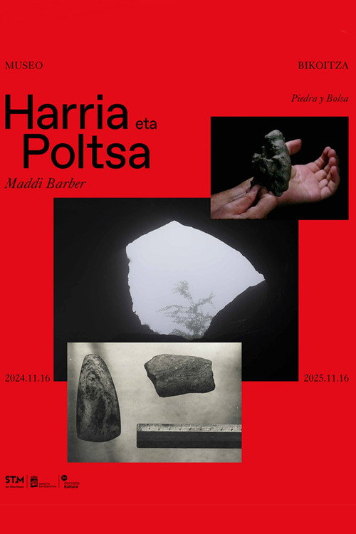 Stone and bag poster