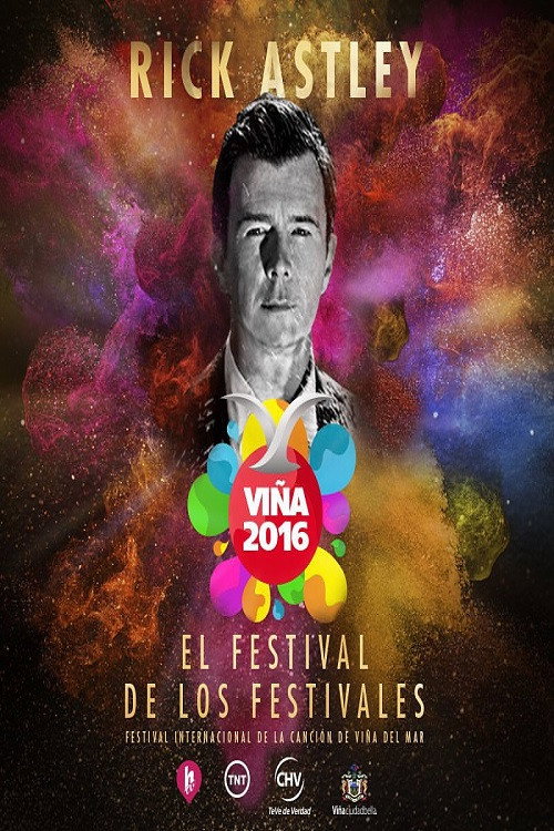 Rick Astley Festival de Viña del Mar poster