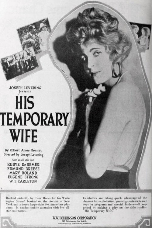 His Temporary Wife poster