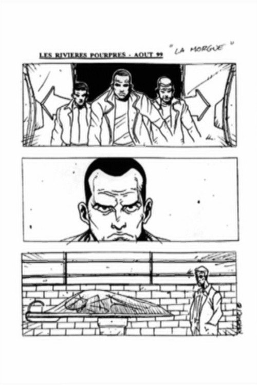 Making of "la scène au scalpel" poster