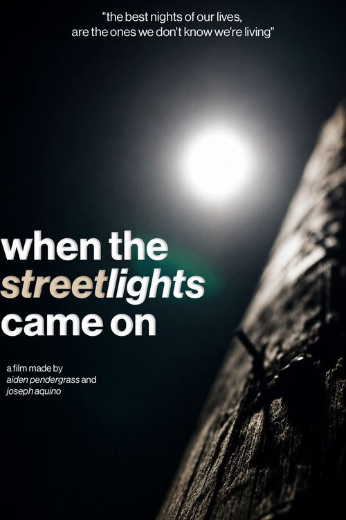 When The Streetlights Came On poster