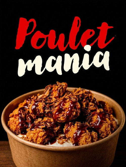 Poulet mania poster
