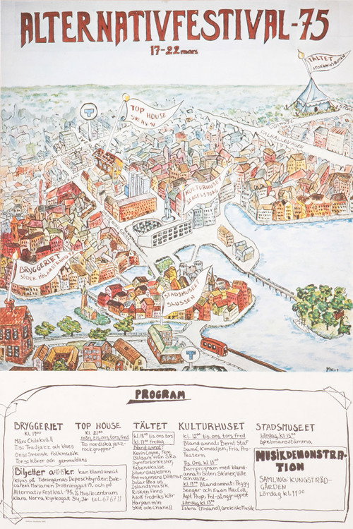 Alternativ Festival 1975 poster