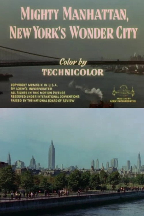 Mighty Manhattan, New York's Wonder City poster