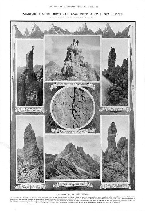 Ascent and Descent of the Dolomite Towers poster