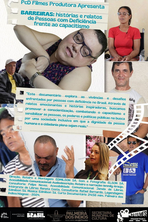 Barreiras: Histórias e relatos de pessoas com deficiência frente ao capacitismo poster