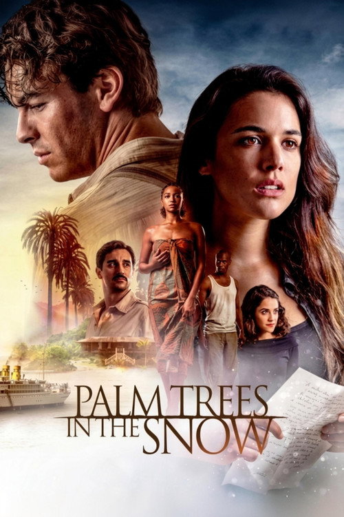 Palm Trees in the Snow poster