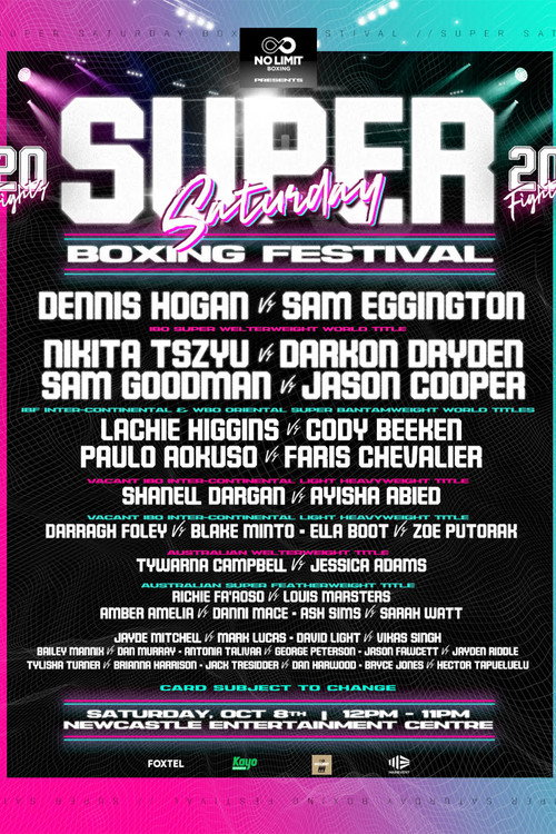 Dennis Hogan vs. Sam Eggington poster