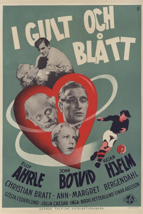 I gult och blått poster