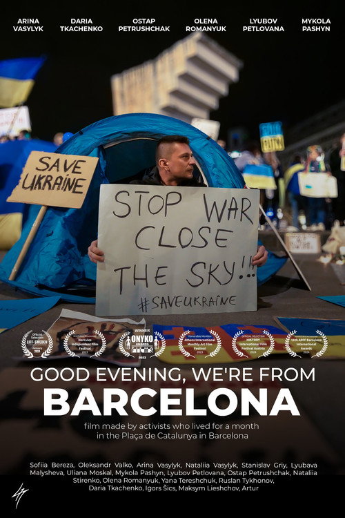 Good evening, we're from Barcelona poster