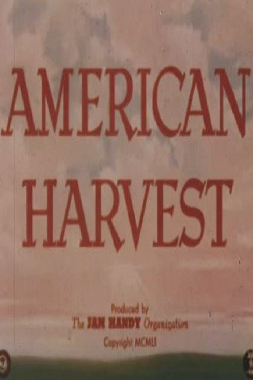 American Harvest poster