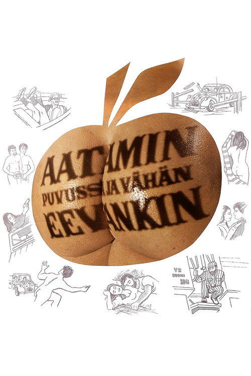 Aatamin puvussa… ja vähän Eevankin poster