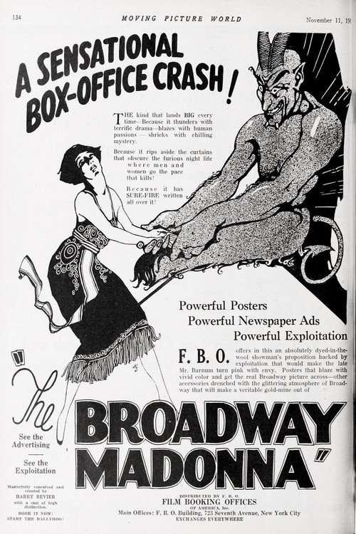 The Broadway Madonna poster