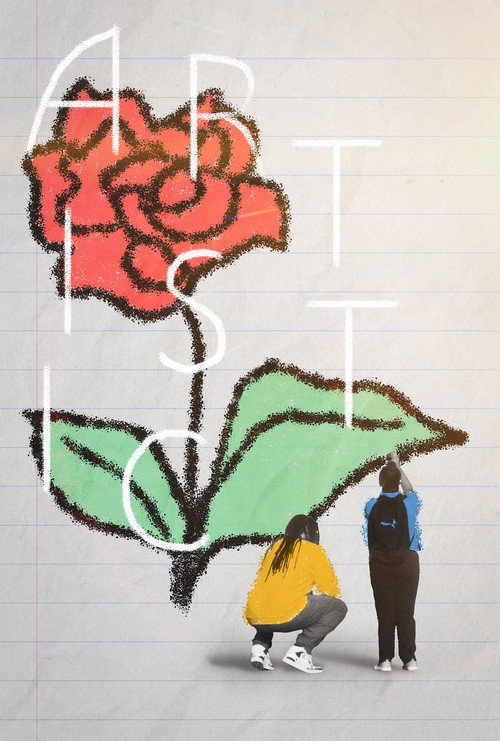 Artistic poster