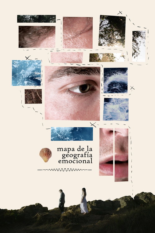 Mapa de la geografía emocional poster