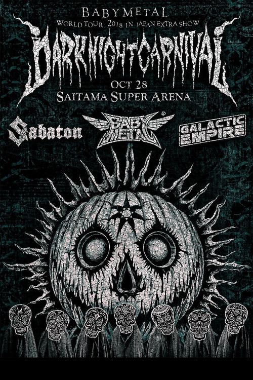 BABYMETAL METAL RESISTANCE EPISODE VII - APOCRYPHA - THE CHOSEN SEVEN - DARK NIGHT CARNIVAL poster