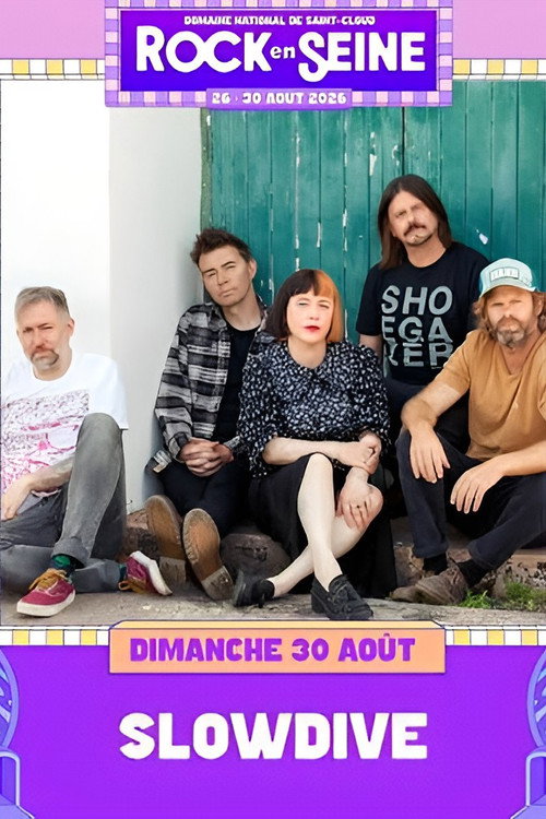 Slowdive - Rock en Seine 2026 poster