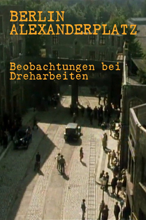 Notes on the Making of 'Berlin Alexanderplatz' poster