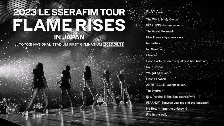 Flame Rises - Le Sserafim Tour in Japan 2023 still 2