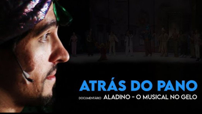 Atrás do pano - Aladino o musical no gelo still 1
