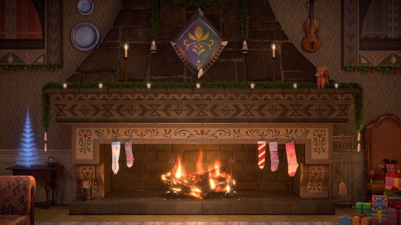 Arendelle Castle Yule Log still 2