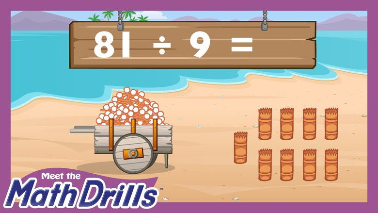 Meet the Math Drills - Division still 1