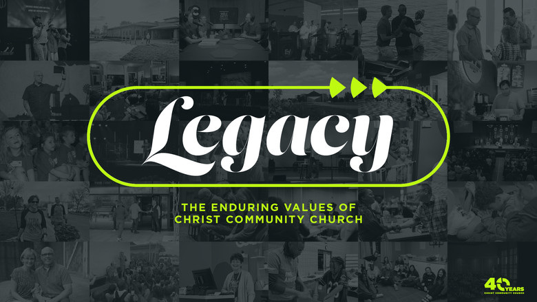 Making Passionate Disciples: 40 Years of Christ Community Church still 1
