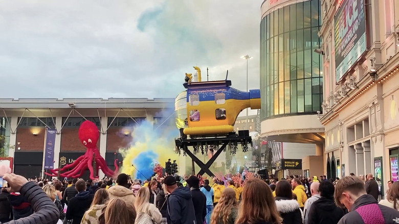 Liverpool. The Blue and Yellow Submarine still 1