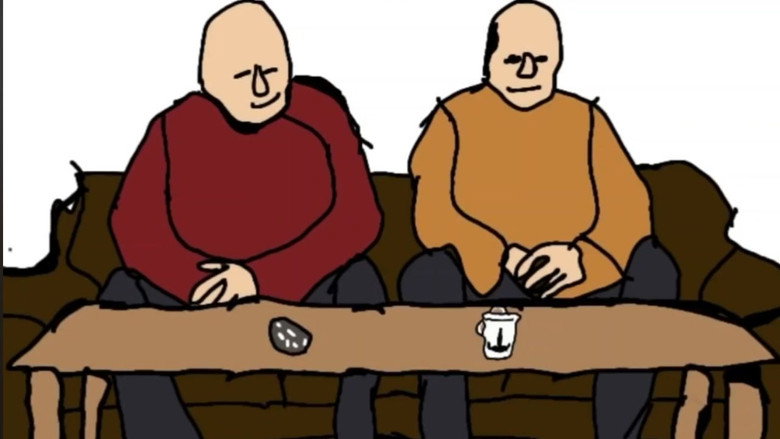 Trevor and Andy vs aliens still 1
