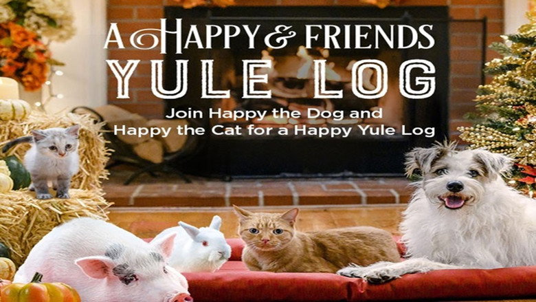 A Happy & Friends Yule Log still 1